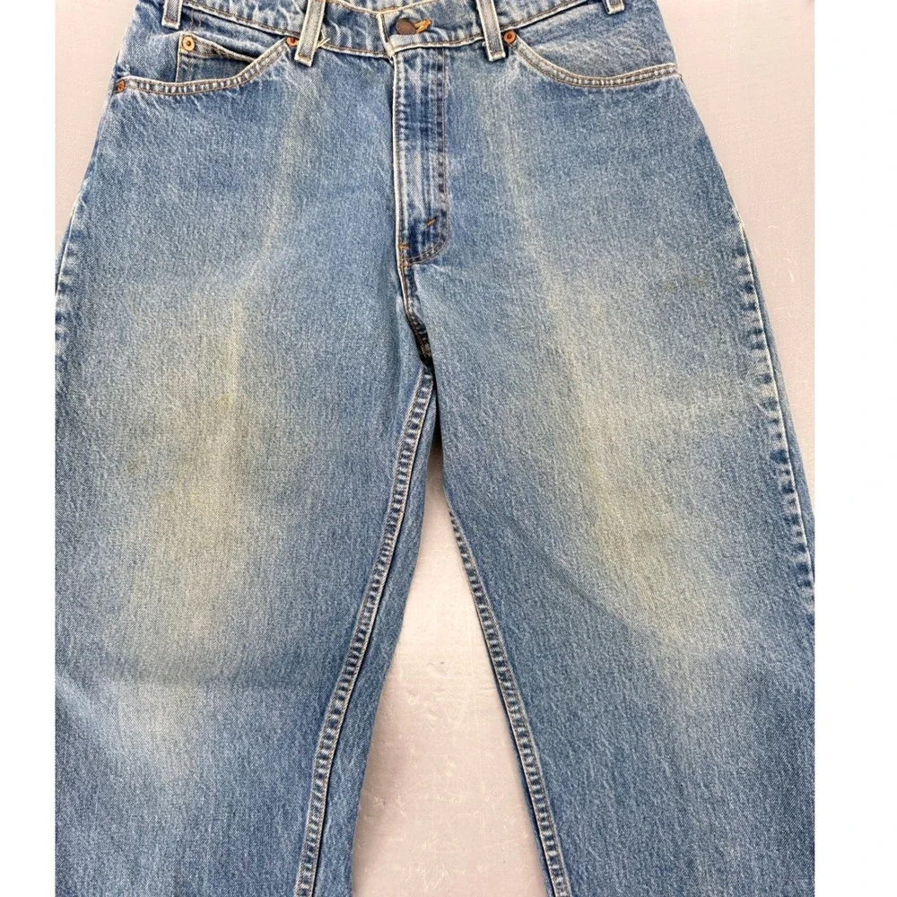 VTG Levis 560 Loose Fit Tapered Leg Orange Tab Jeans Blue Mens 33x30 USA Made
